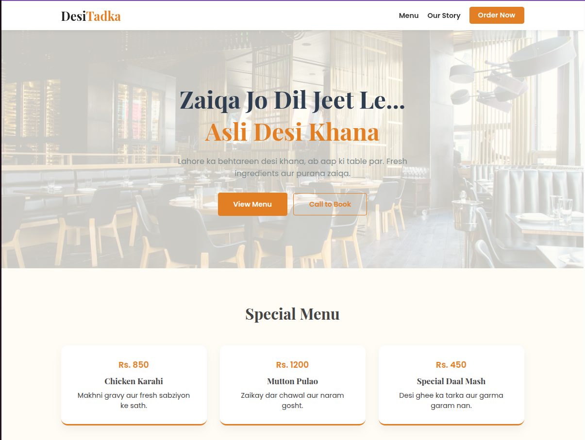How to Create a Restaurant Website Using HTML and CSS